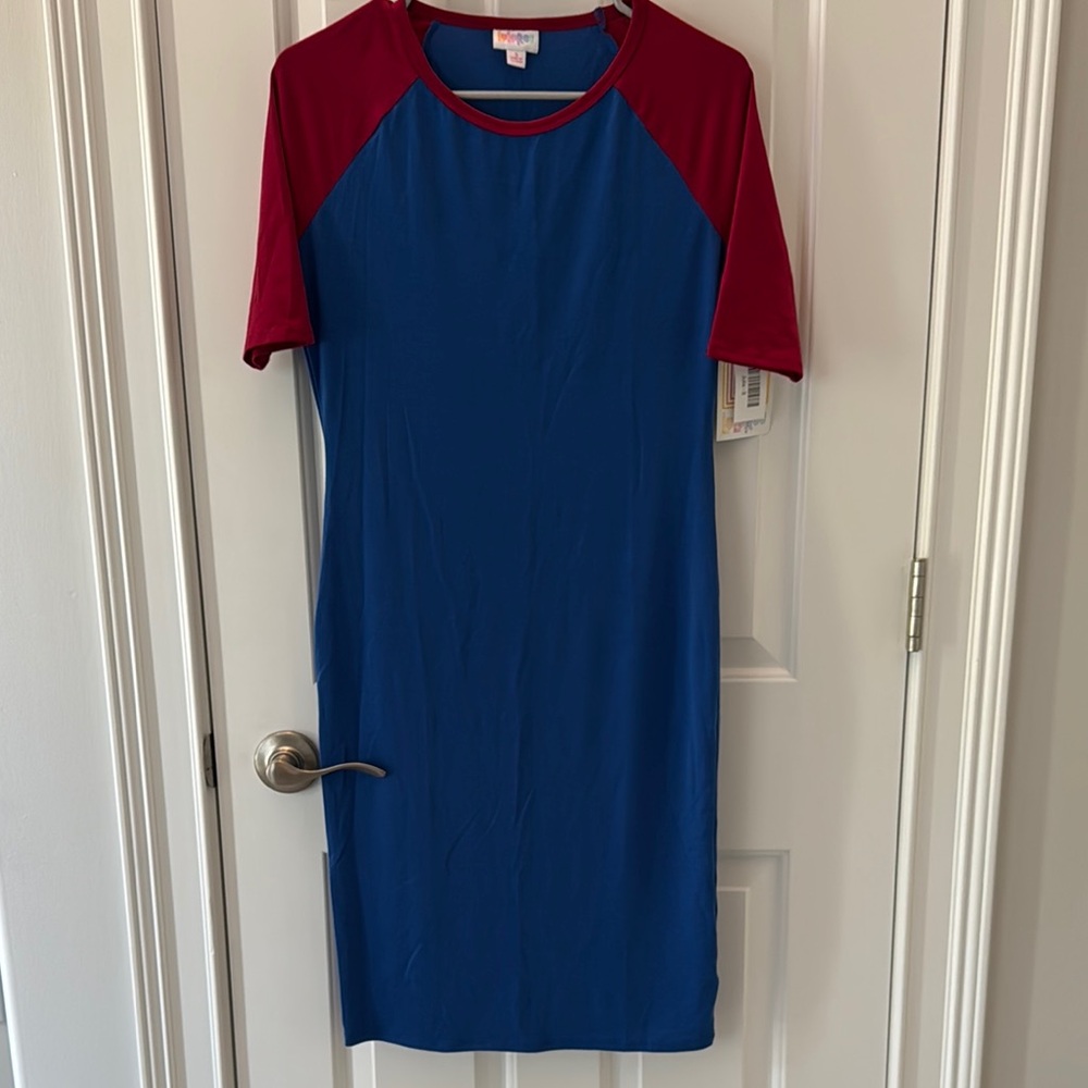 Small Women’s red and blue Dress